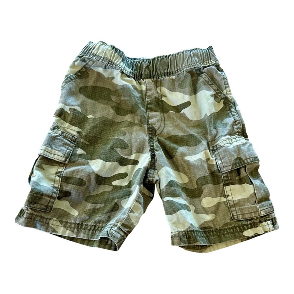 The Children’s Place Green Camouflage Cargo Shorts Youth 3T Lightweight